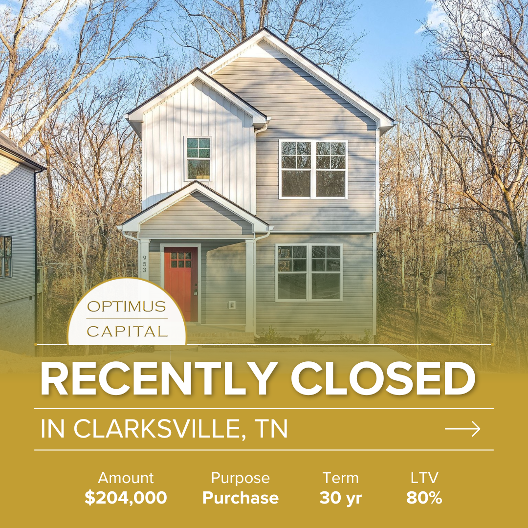 Clarksville, TN rental property loan