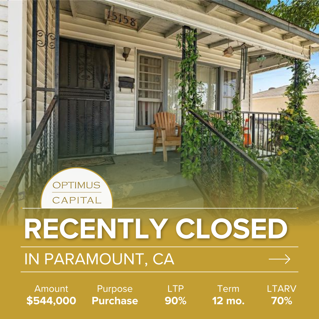 Paramount CA fix and flip loan